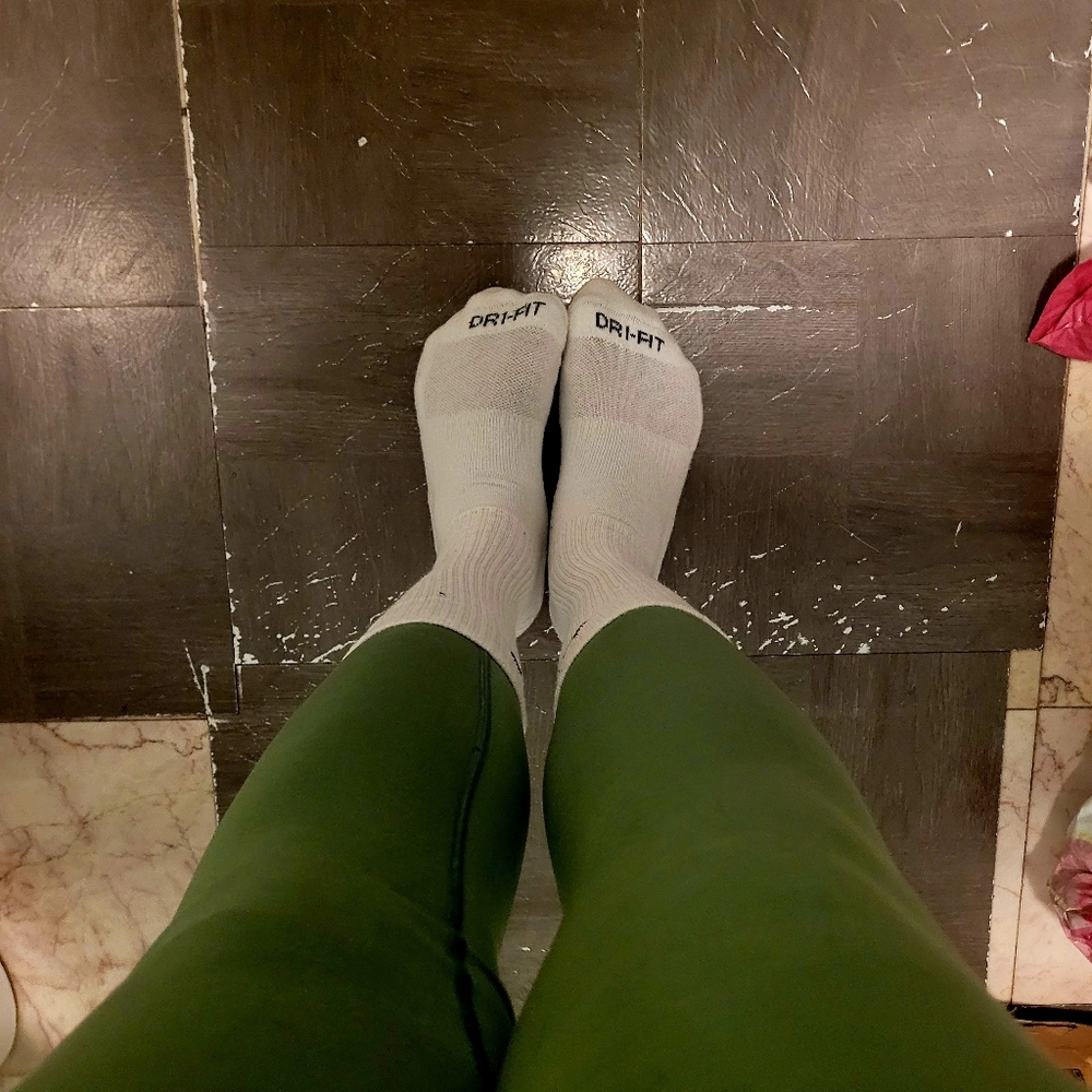 Nike Womens White Crew Socks
